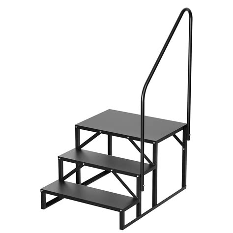 2 Step Stairs 5th Wheel Stair Hot Tub Steps Outdoor RV Step Ladder