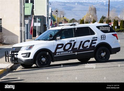 Kittitas, WA, USA - April 07, 2022; Kittitas city police car in the ...