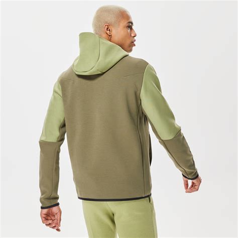 Nike Sportswear Tech Fleece Full Zip Erkek Yeşil Eşofman Üstü Houseofsuperstep