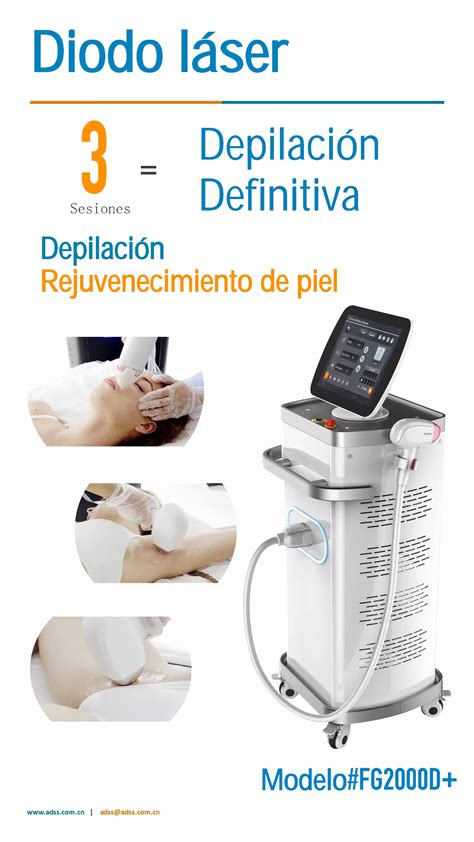 Máquina de Diodo Láser Depilación D Folleto ADSS Láser