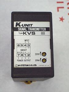 M System K Unit Signal Transmitter Isolator Type Kvs V Dc Kvs R