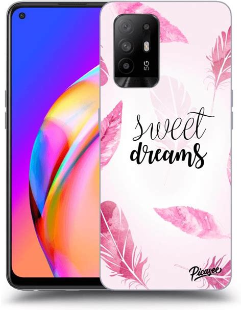 SILIKONOWE CZARNE ETUI NA OPPO A94 5G SWEET DREAMS Etui Na Telefon