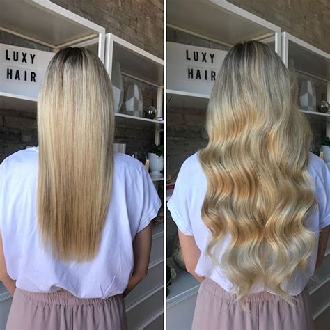 Blonde Hair Extensions Before And After Blonde Hair Extensions Before