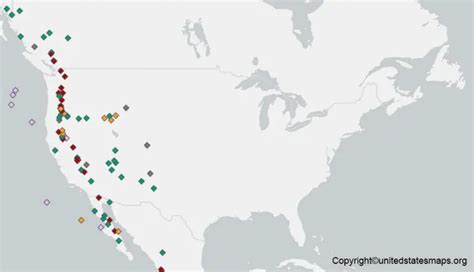 US Volcano Map | United States Volcano Map