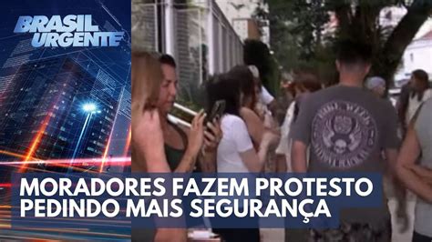 Adolescente baleado moradores fazem protesto pedindo segurança