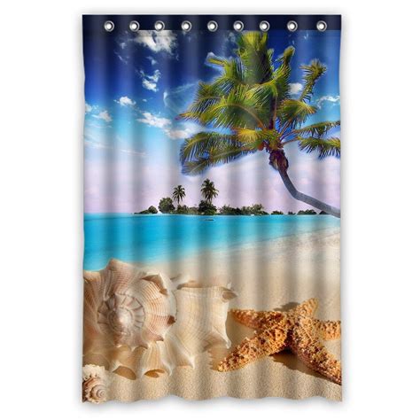 Gckg Starfish Sea Star Summer Beach Tropical Sea Life Palm Tree