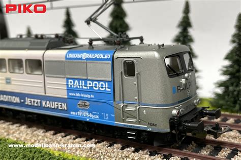 Modellbahn Kramm Piko 71134 H0 DC Analog E Lok BR 151 075 9 Railpool