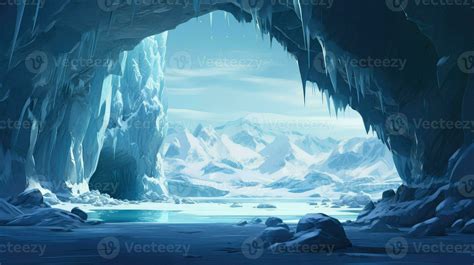 cold arctic ice cave ai generated 29140969 Stock Photo at Vecteezy