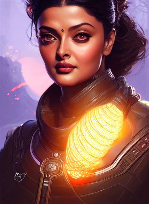 Prompthunt Portrait Of Apex Legends Aishwarya Rai Intricate Elegant