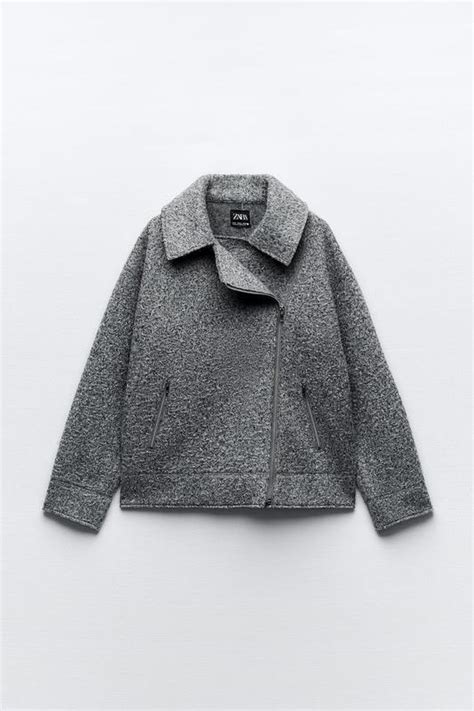 Куртка бомбер сіра zara new куртка з букле zara new — ціна 2700 грн у ...