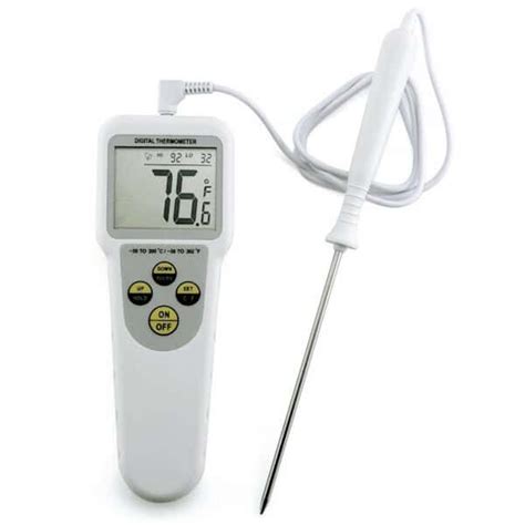 Thermoworks 810 960 Alarm Thermometer With Penetration Probe Ecotemp From Cole Parmer