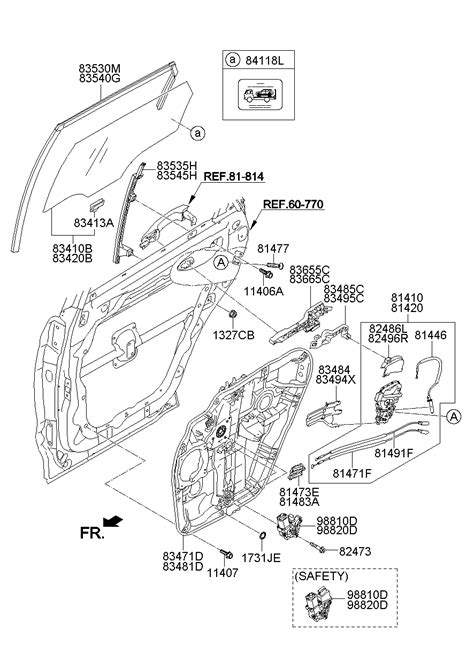 83481 B8000 Panel Assy Rear Door Module Rh Hyundai YoshiParts