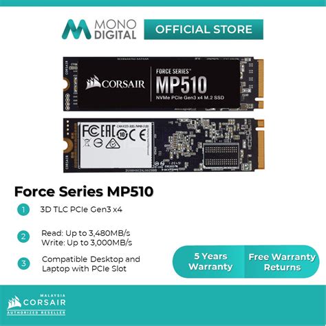 Corsair Force Series Mp D Tlc Nand M Nvme Pcie Gen X