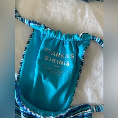 Frankie S Bikinis Pants Jumpsuits Frankies Bikini Striped Tia Bikini X Terry Pants Poshmark