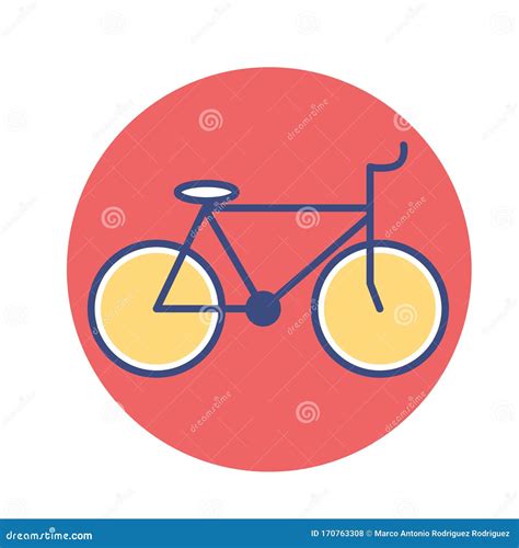 Cartoon Bicycle Icon Emoji Illustration Isolated Stock Illustration ...