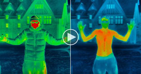 Thermal Imaging Camera Shows How Much Heat You Lose In Cold Weather Twistedsifter