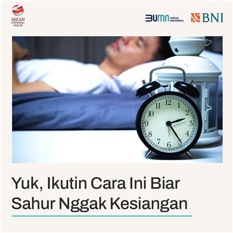 Yuk Ikuti Cara Ini Agar Sahur Nggak Kesiangan Sinergi46