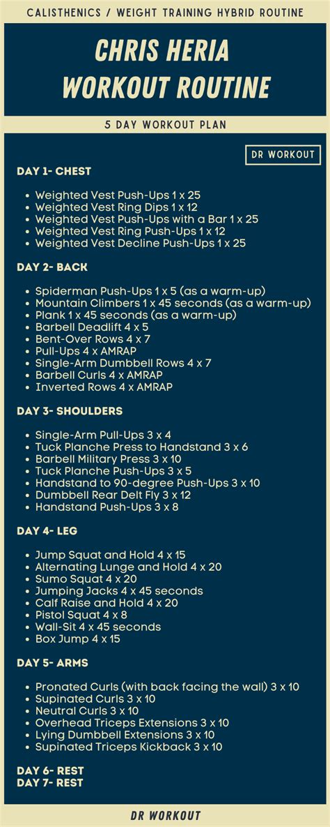 Chris Heria Workout Routine Day Workout Plan Abs And Cardio Workout