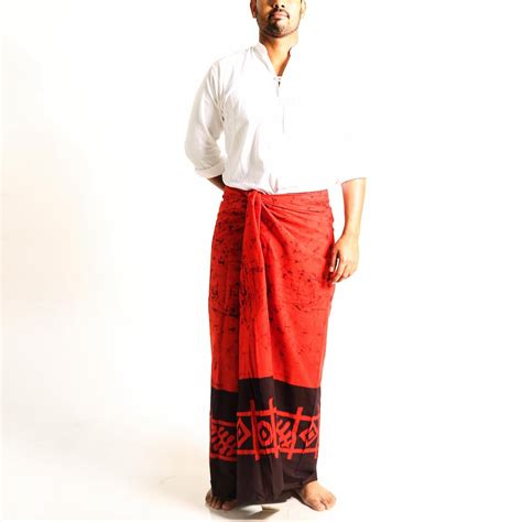 Ceylon Batik Sarong Sri Lanka Handmade Sarong Mens Sarong Etsy