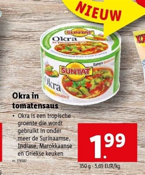 Okra In Tomatensaus Promotie Bij Lidl