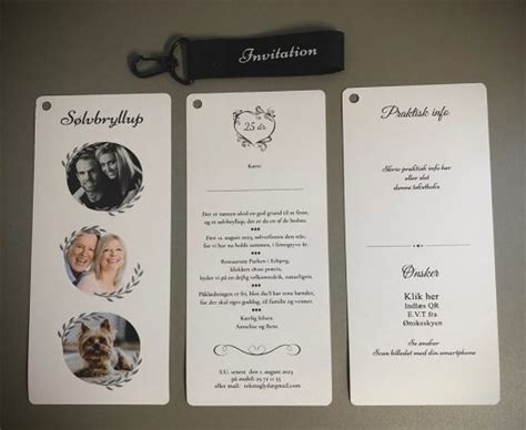 Invitation Til S Lvbryllup Slim Size Invitationer Til Fest