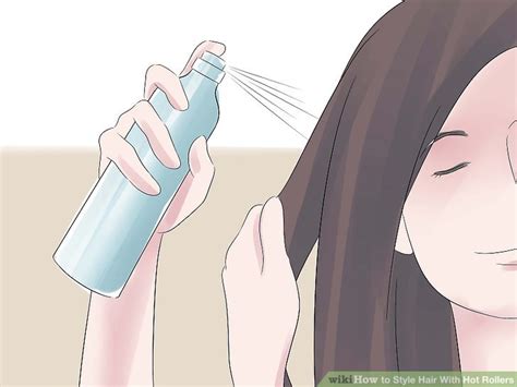 Ways To Style Hair With Hot Rollers WikiHow