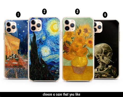 Vincent Van Gogh Case Iphone Pro Max X Xr Xs Etsy