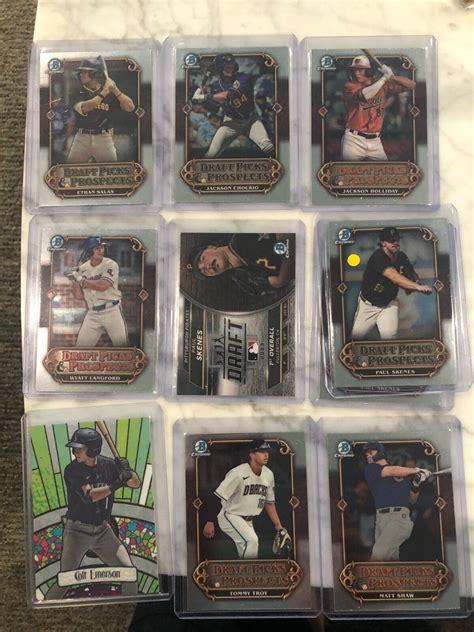 2023 Bowman Chrome Draft Complete Your Set YOU PICK ALL INSERTS