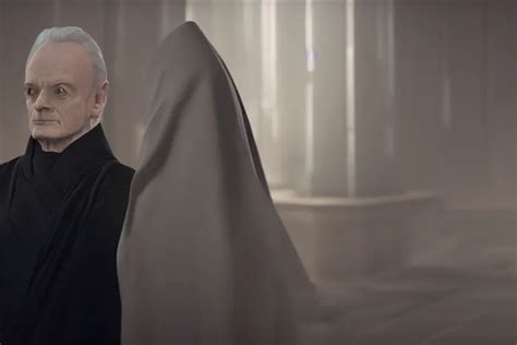 A Cinematic Still Of Ian Mcdiarmid As Palpatine Stable