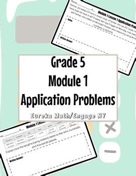 Eureka Grade Application Problems Tpt