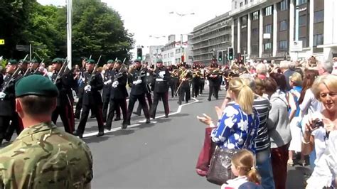 Plymouth Royal Artillery Commando Parade With The Band Of The Royal