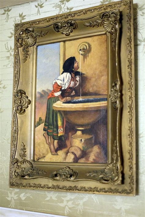 19th Century Reproduction Of Roman Girl At A Fountain Original By Léon