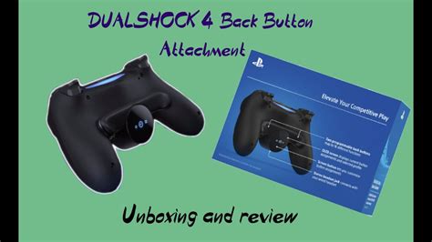 Dualshock 4 Back Button Attachment Review Unboxing Youtube