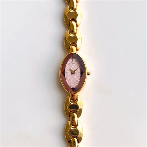 Very Rare 1990s Gold Plated Lassale Seiko Quartz Watch With Light Pi Finchley Watches