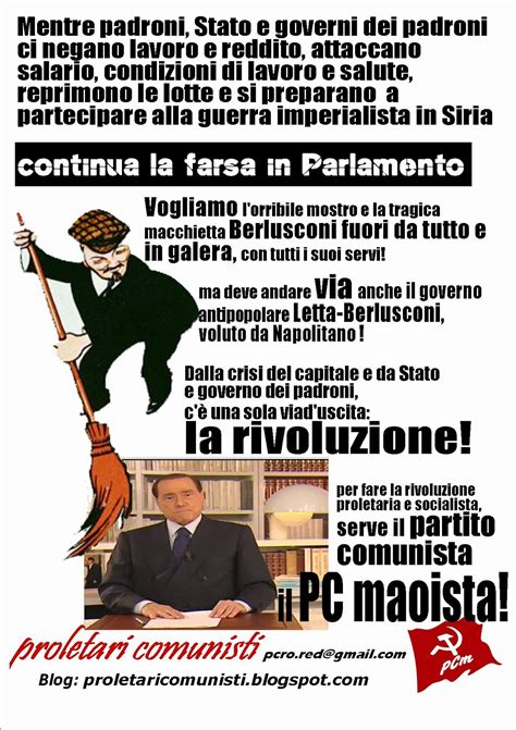 Proletari Comunisti Pc 25 Settembre Manifesto Nazionale Proletari