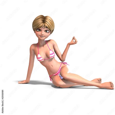 Cartoon Girl Bikini D Obj Hot Sex Picture