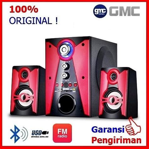 Speaker Aktif Salon Aktif Bluetooth Gmc J Bass Full Lazada Indonesia