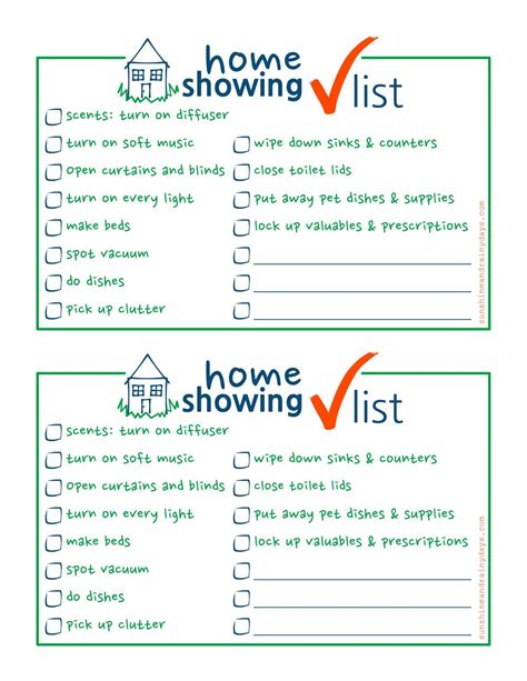 Buying A House Checklist Printable