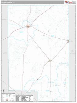 Duval County, TX Map (Premium Style)