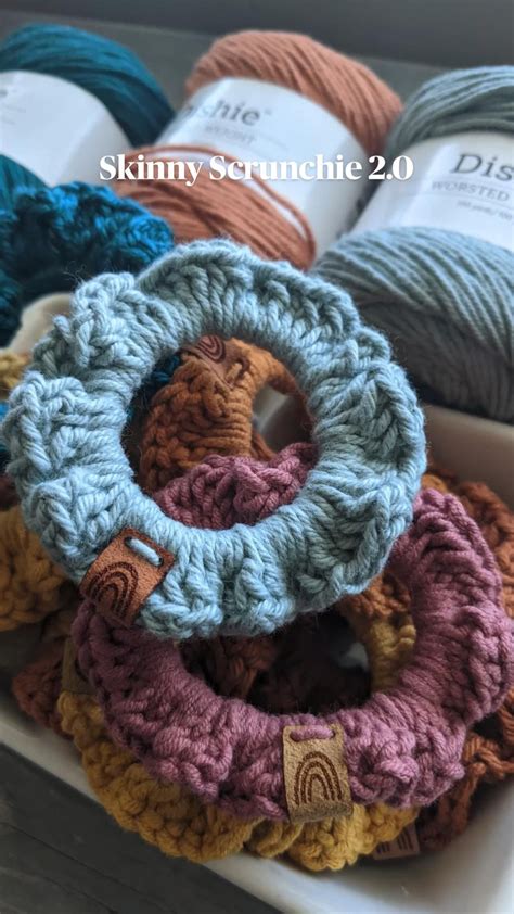 Simple Hair Scrunchie Free Crochet Pattern Ideas Part Artofit