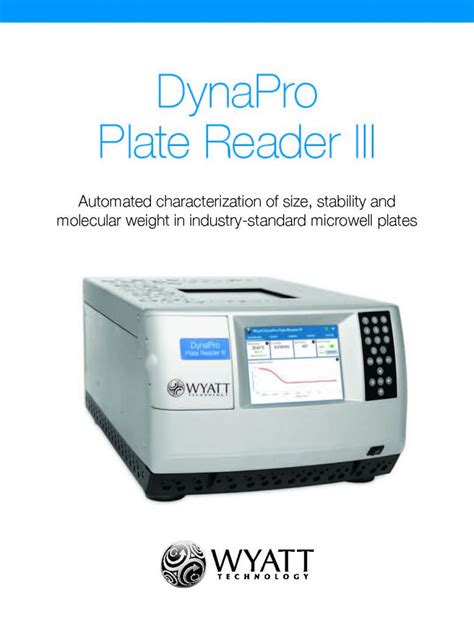 Plate Reader Brochure Request - Waters | Wyatt Technology