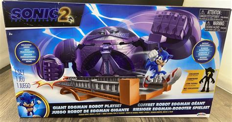 Sonic Giant Eggman Robot Playset With Exclusive Figure Fast Ship