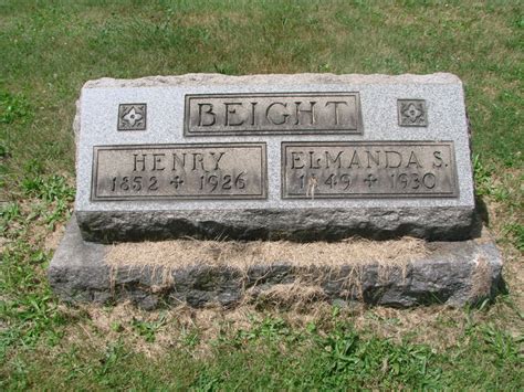 Elmanda Selethe Cress Beight 1849 1930 Mémorial Find a Grave