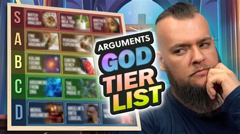 Arguments For Gods Existence Tier List Youtube