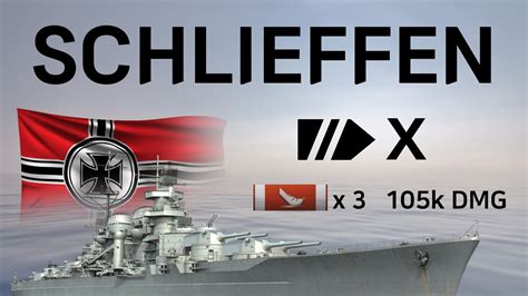 WOWS Blitz German Battleship Schlieffen YouTube