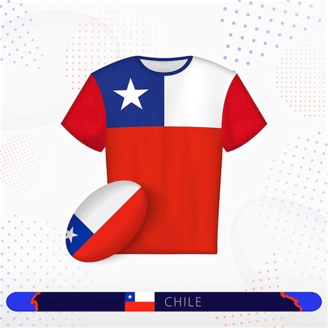 Premium Vector | Chile rugby jersey with rugby ball of chile on ...