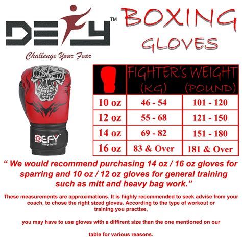 DEFY® Boxing Gloves Leather Punch Training Sparring MMA Fight UFC Red