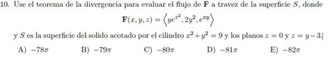 10 Use El Teorema De La Divergencia Para Evaluar El SolvedLib