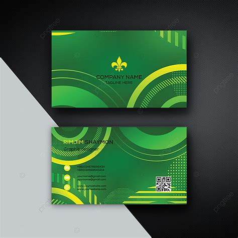 Green Business Card Design Template Download on Pngtree