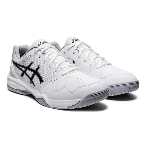 Asics Gel Dedicate 7 Chaussures Toutes Surfaces Hommes Blanc Noir